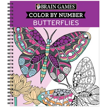 Brain Games - Color by Number: Butterflies