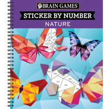 Brain Games - Sticker by Number: Nature (28 Images to Sticker)