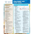 FAA Part 107 Drone Study Guide: A Quickstudy Laminated Reference Guide
