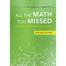 All the Math You Missed: (But Need to Know for Graduate School)