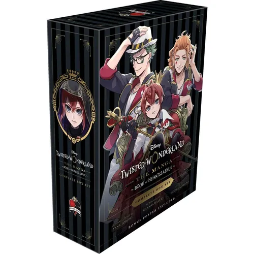 Disney Twisted-Wonderland: The Manga - Book of Heartslabyul Complete Box Set: Includes Vols. 1-4 with Premium