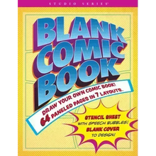 Blank Comic Book (Stencil Included)
