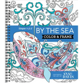 Color & Frame - By the Sea (Adult Coloring Book)