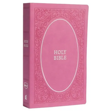 NKJV, Holy Bible, Soft Touch Edition, Imitation Leather, Pink, Comfort Print