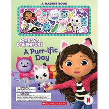 A Purr-Ific Day (Gabby's Dollhouse Magnet Book)