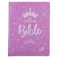 ESV My Creative Bible for Girls Faux Leather Hc, Purple Glitter
