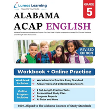 Alabama Comprehensive Assessment Program Test Prep: Grade 5 English Language Arts Literacy (ELA) Practice Workbook and Full-length Online Assessments: