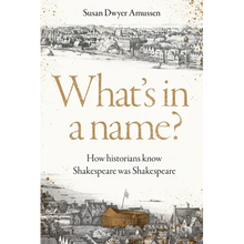 What's in a Name?: How Historians Know Shakespeare Was Shakespeare