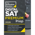 Princeton Review Digital SAT Premium Prep, 2026: 6 Full-Length Practice Tests (3 in Book + 3 Adaptive Tests Online) + Online Flashcards + Review & Too